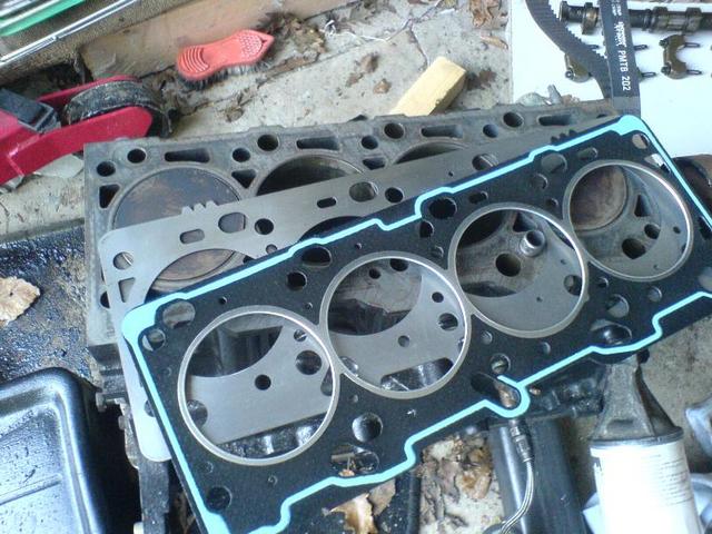 head gasket and 2mm spacer